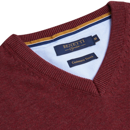 Benetti V-Neck Knit | Ruby