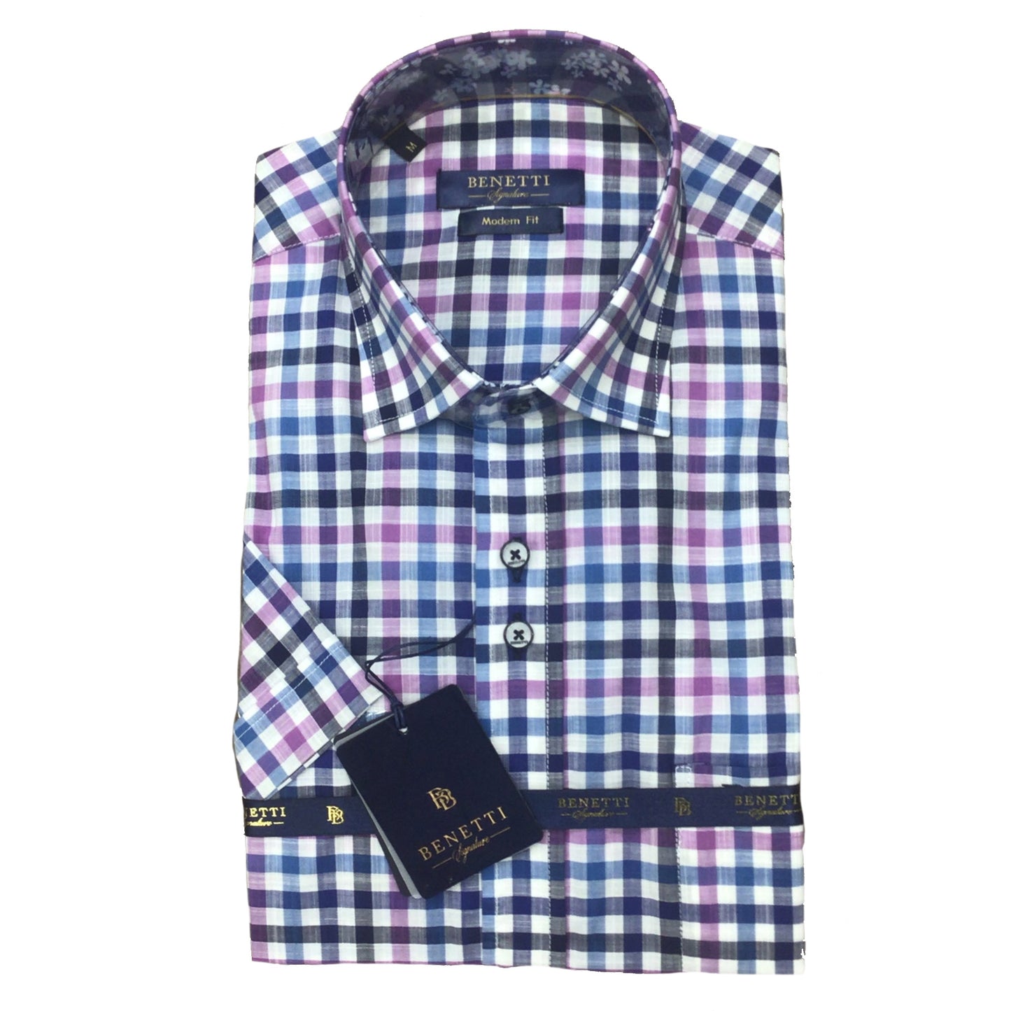 Benetti Modern Fit S/S Shirt | Gary Lilac