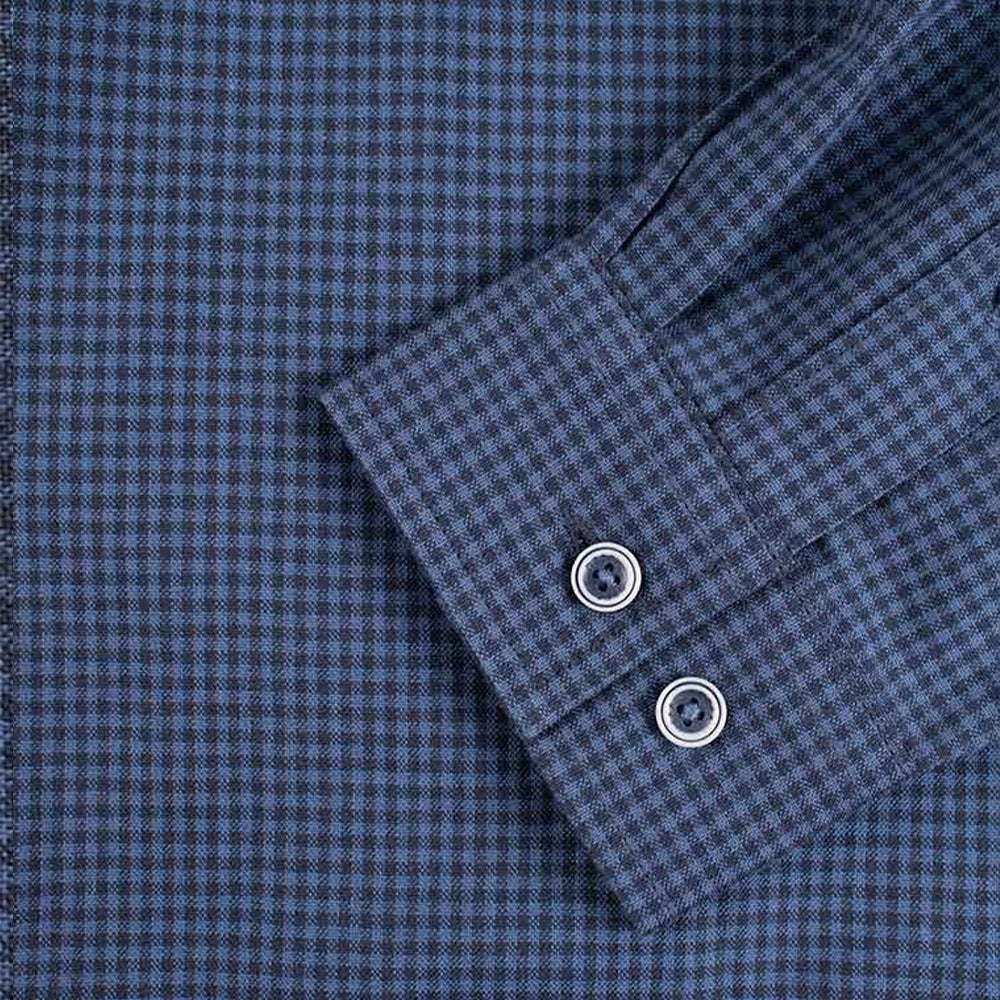 D555 Check Shirt - Melbourne Blue/Black