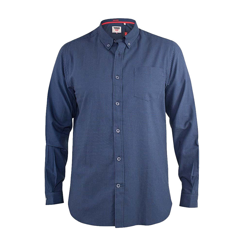 D555 Check Shirt - Melbourne Blue/Black