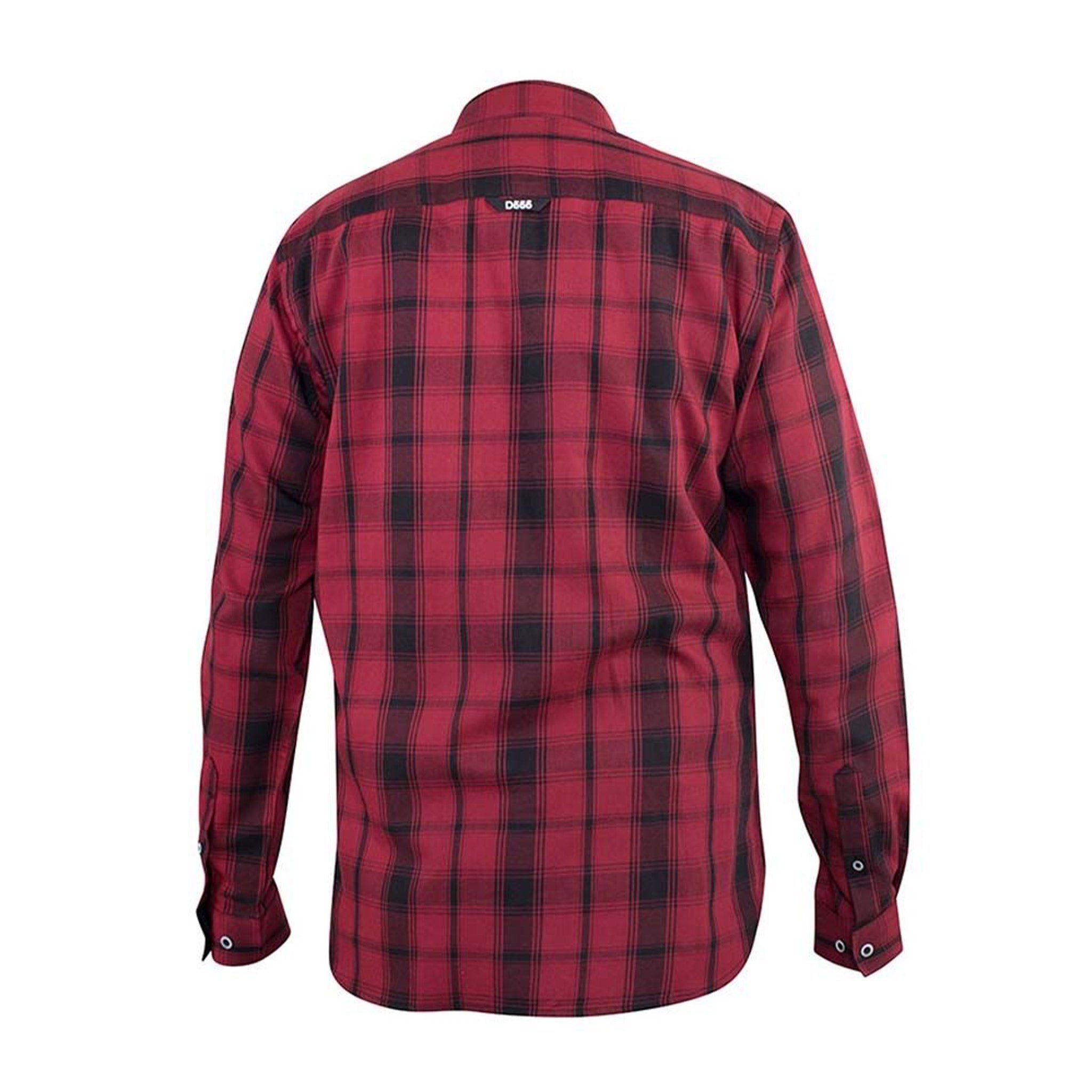 D555 Check Shirt - Benalla Red/Black