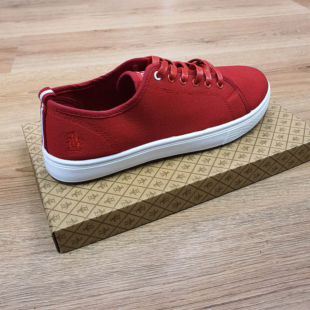Penguin Canvas Sneakers - Red