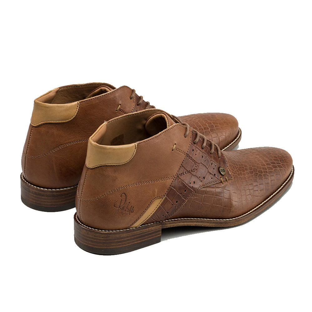Rehab Hand-Made Leather Boots - Adriano Cognac