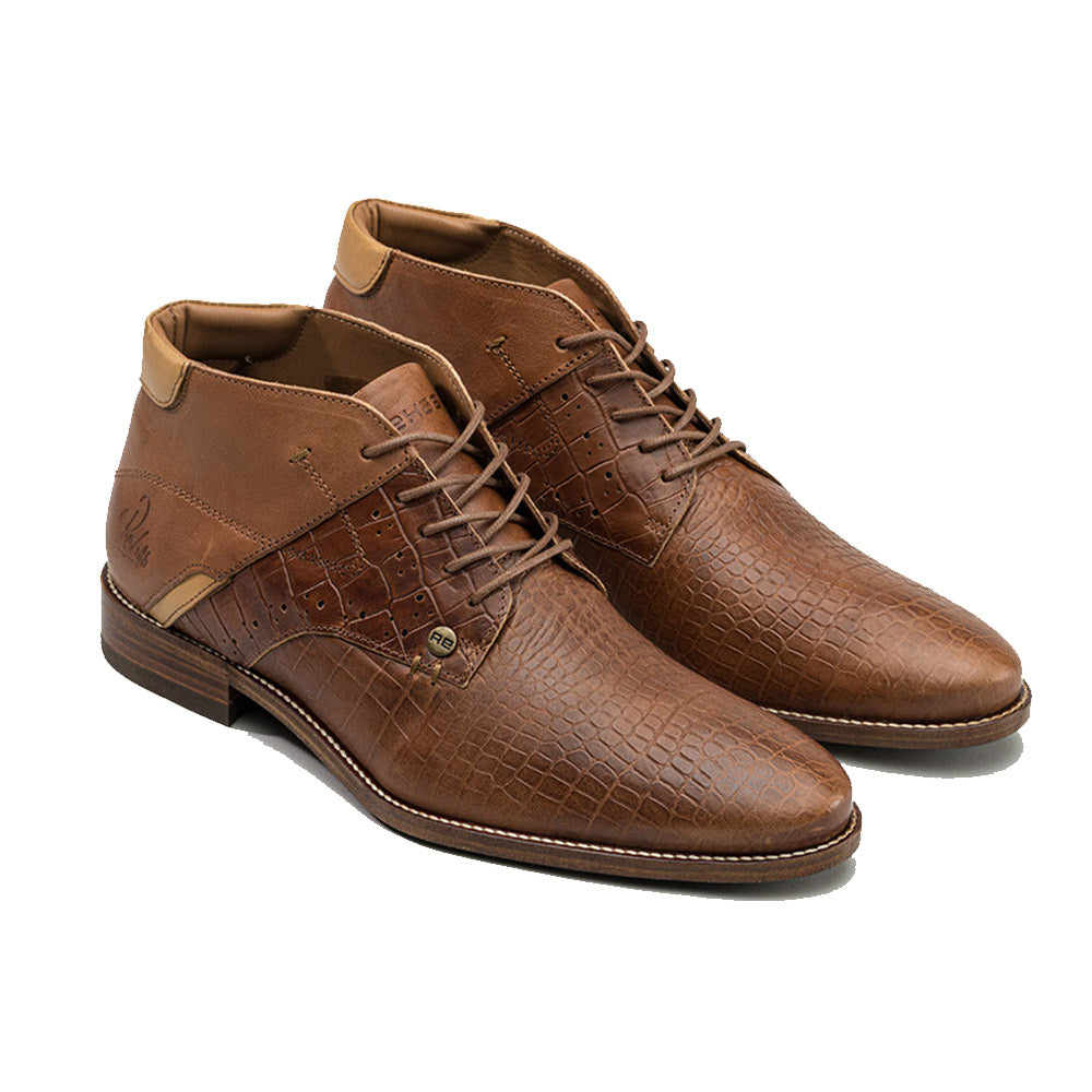 Rehab Hand-Made Leather Boots - Adriano Cognac