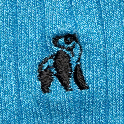 Swole Panda Bamboo Socks | Sky Blue