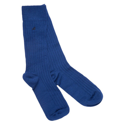 Swole Panda Bamboo Socks | Royal Blue