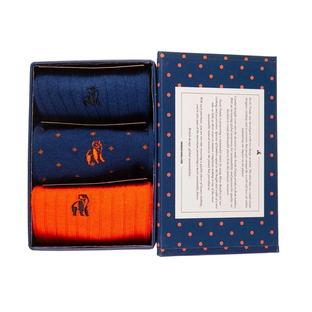 Swole Panda Gift Box - Orange & Blue