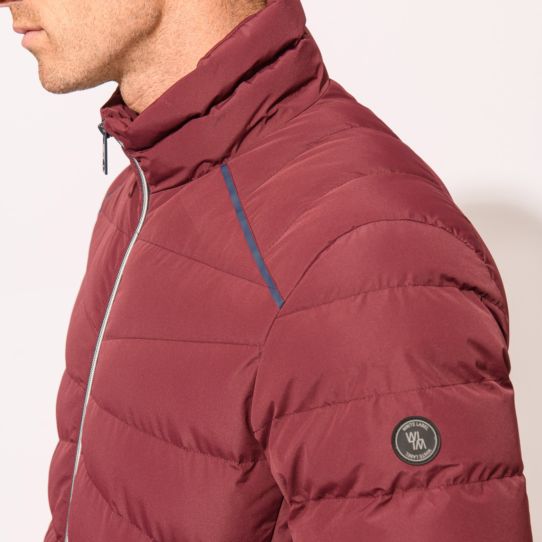 White Label Quilted Jacket - Red
