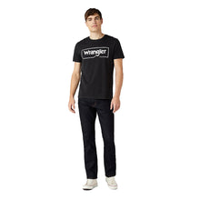 Wrangler Frame Logo Tee In Black
