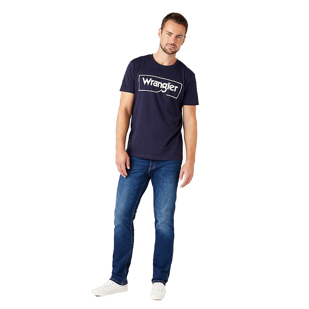 Wrangler Tee | Frame Logo Navy