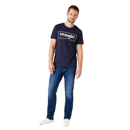 Wrangler Tee | Frame Logo Navy