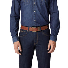 Wrangler Metal Loop Belt | Cognac