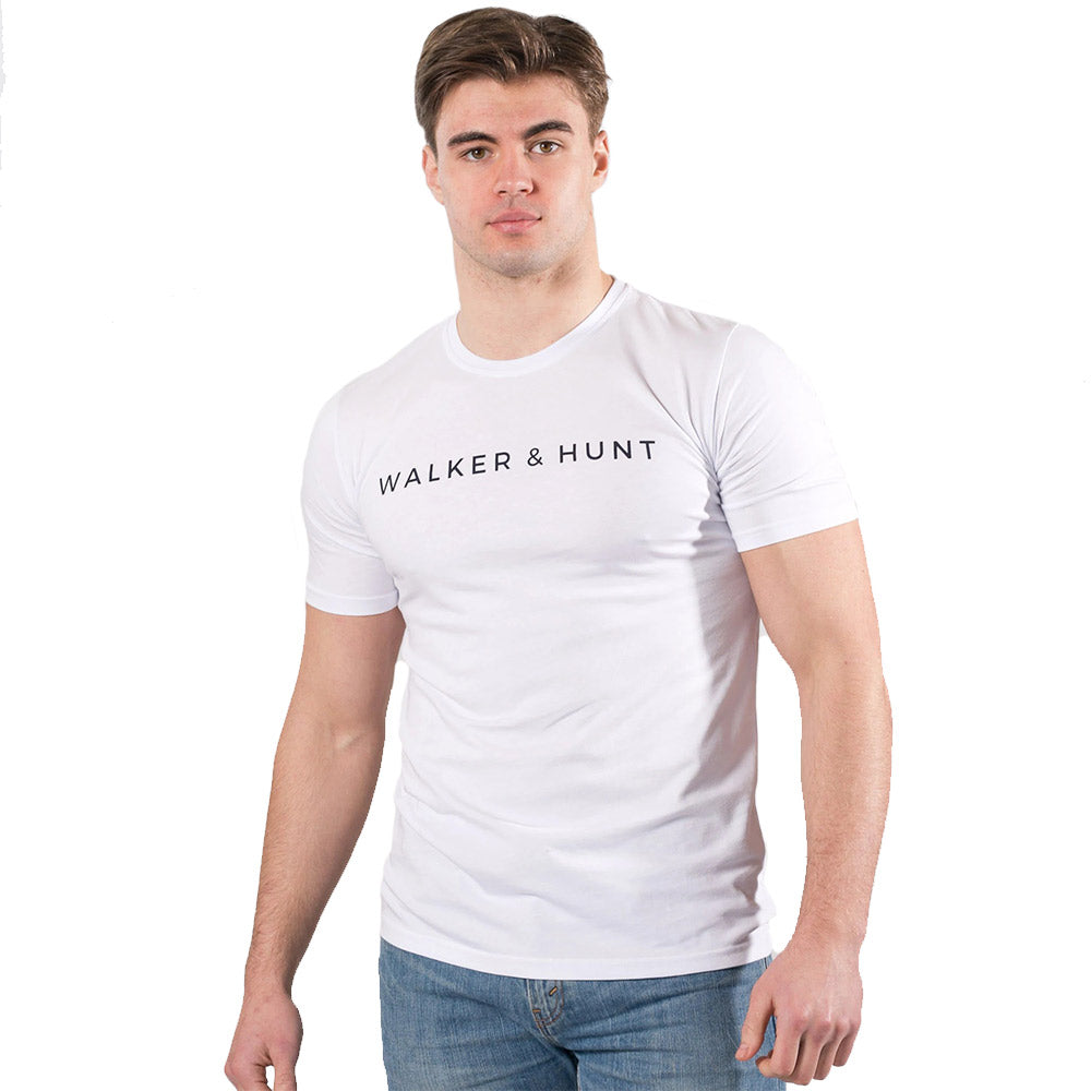 Walker & Hunt | White Classic Tee